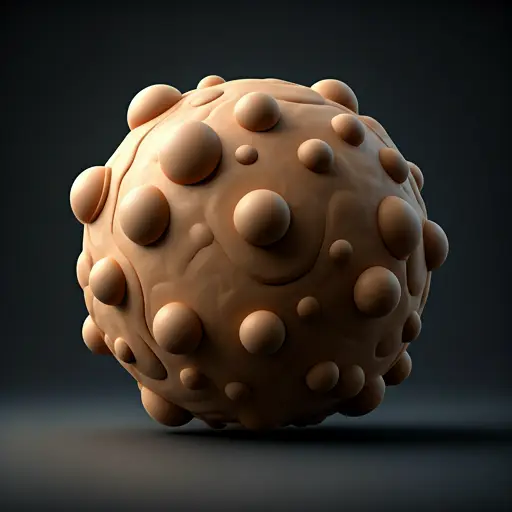 3D claymorphism digital render AI art style - modern 3D art